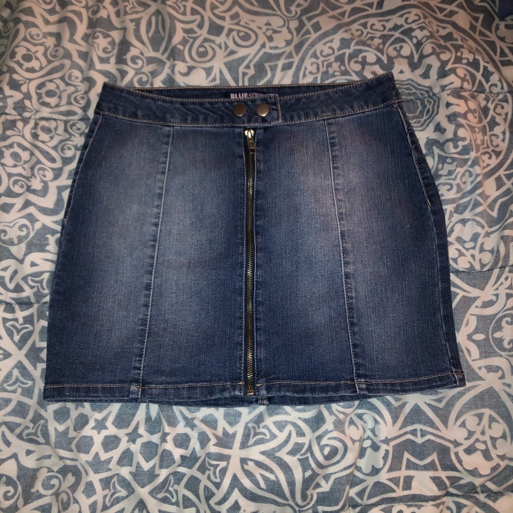 jean skirt